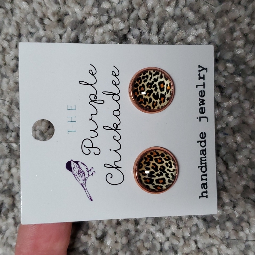 Cheetah Print Earrings